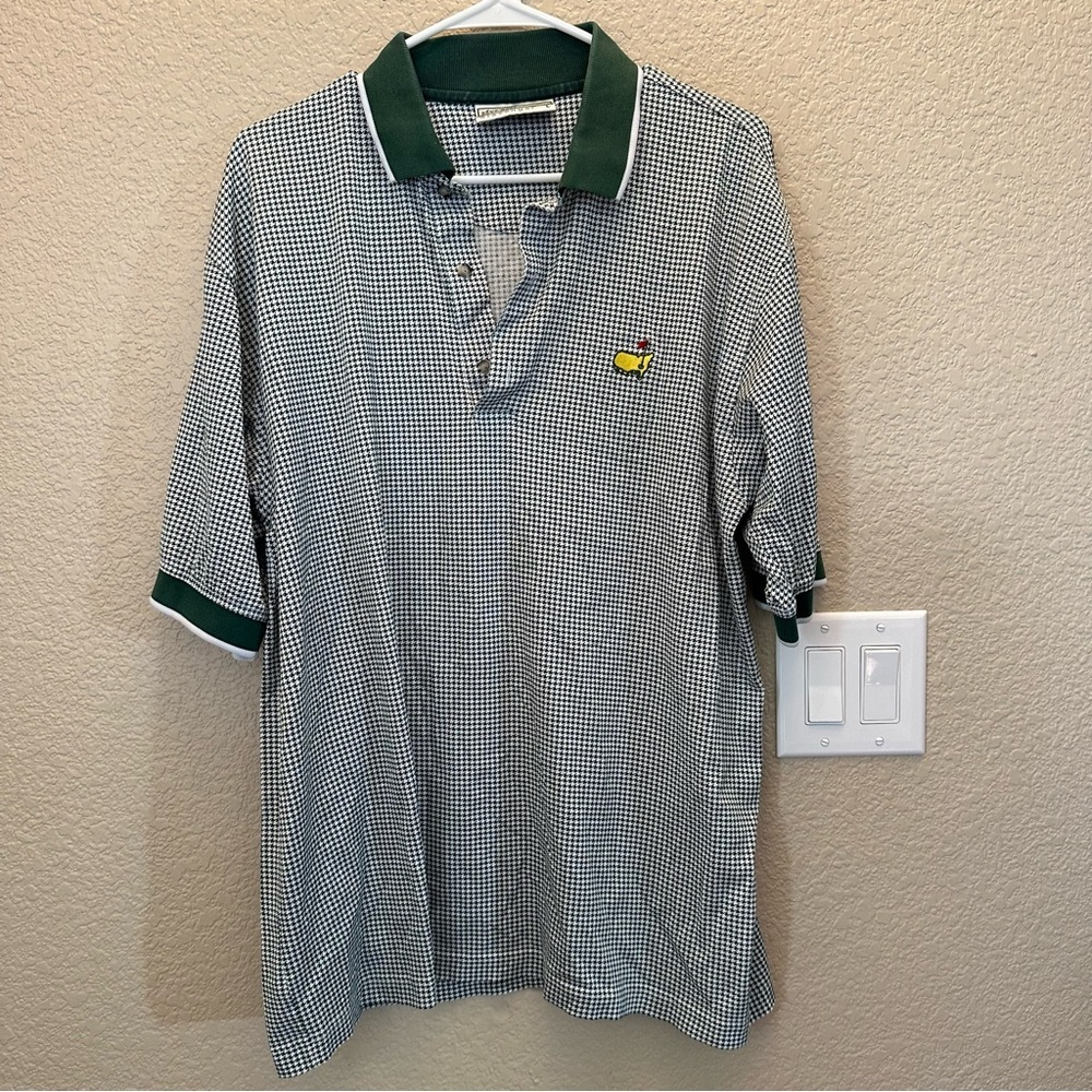 Green Polo Golf Masters size large